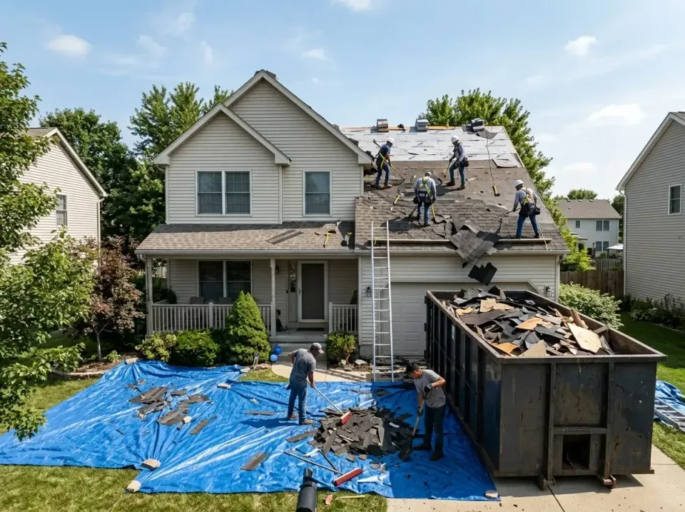 roof-replacement-debris-remova-004 — frequently asked questions, Cheapest Dumpster Rentals in Metairie, LA